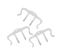 Fermapagine Musicale in Ferro Argento, 3 Pezzi per Spartiti | Forte Presa, Uso Semplice, per Lezioni e Ricette, Accessorio Multiuso in Colore Argento