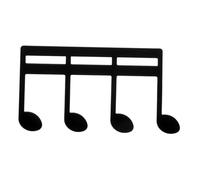Fermapagine per Spartiti in Metallo Nero, Portatile per Prove Musicali | Anti Scivolo su Fogli Sciolti, Design Minimale ed Elegante, per Insegnanti e Musicisti D’orchestra