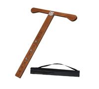 Fermapanni per violoncello con cuscinetto in gomma antiscivolo, supporto regolabile per una maggiore stabilità, protezione del pavimento per violoncello 62 x 80 cm, marrone chiaro