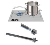 FERMAPENTOLE A COLONNA SINGOLO Altezza colonna mm 150