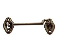 Fermapersiane a Gancio Ottone Bronzato con Piastrina 80 mm 5 Pezzi