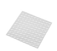 Fermaporta 100 pezzi/foglio fermaporta mini cuscino in silicone cuscinetti protettivi ammortizzatore antiscivolo