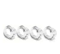 Fermaporta 12-2PCS Maniglia Della Porta Paraurti Trasparente Anti-Collisione Protezione Parete Tampone di Copertura Pad Casa Pugno-Trasporto fermate(Clear-(Style A),12PCS)