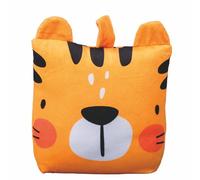 Fermaporta 1Kg in tessuto effetto velluto, decoro tigre, Les Petites