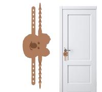 Fermaporta - 24,6 x 8,2 cm, cuscinetti per chiusura delle porte per appartamento, protezione compatta con assorbimento degli urti a forma di koala, forniture per la riduzione del rumore per biblioteca