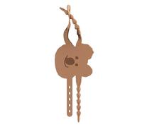 Fermaporta - 24 x 8,1 cm, silenzioso, per riduzione del rumore, design a forma di koala con assorbimento degli urti, forniture di protezione per biblioteca, sala riunioni, bagno, aula camera da letto