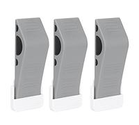 Fermaporta 3 fermaporta con supporto, cuneo di sicurezza in gomma, robusto fermaporta la parte inferiore della porta su tappeto, cemento, piastrelle, linoleum e legno (tipo 1)