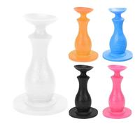 Fermaporta, 6 Pezzi Fermaporta Per Maniglia A Muro, Protezione Da Parete Rotonda Trasparente In Silicone, Cunei Per Porte Tappi Per Interni Per Battiscopa Fermaporte A Pavimento | Chiusura Magnetica P