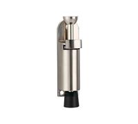 Fermaporta a calci, Supporto telescopico a pedale Fermaporta in metallo Posizione regolabile con cunei for freno a Protezione da parete Strumenti domestici(Silver)