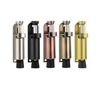 Fermaporta a calci, Supporto telescopico a pedale Fermaporta in metallo Posizione regolabile con cunei for freno a Protezione da parete Strumenti domestici(Copper,S)