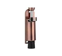 Fermaporta a calci, Supporto telescopico a pedale Fermaporta in metallo Posizione regolabile con cunei for freno a Protezione da parete Strumenti domestici(Red)