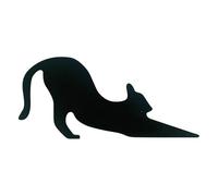 Fermaporta a cuneo in legno - Fermaporta inferiore per gatti da 20 g | 1 fermaporta per gatto | Fermaporta per gatti di Halloween per cucitura inferiore della porta | Accessori per Ho