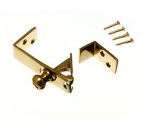Fermaporta A Flap / Chiusura Polished Brass Heavy Duty + Viti | Onestopdiy