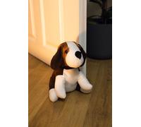 Fermaporta a forma di cane Beagle, decorazione per la casa, zavorrato, a cuneo, salva calore, idea regalo, colore: marrone