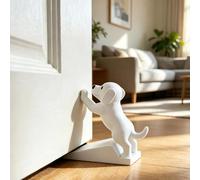Fermaporta a forma di cane con stampa 3D, cuneo e decorazione per la casa | Design a forma di statuetta di cane, profilo flessibile antiscivolo a cuneo, struttura resistente stampata in 3D