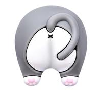 Fermaporta a forma di cartone animato, 3 pezzi, adesivo protettivo, per maniglia della porta, divertente tappo a forma di cane, senza fori, assorbe gli urti, protezione da parete per sala studio e