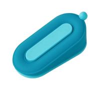 Fermaporta a forma di ciambella, in morbido PVC, imbottito, silenzioso, blu | Per una facile installazione in più ambienti per la famiglia, proprietari di animali domestici, riduzioni di difesa da parete