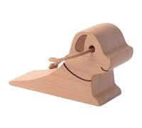 Fermaporta a forma di cucciolo in colore noce e legno, 10x3,5x6,5 cm(Wood Color,1 pcs)