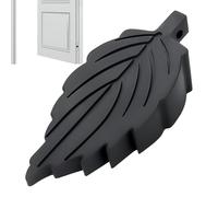 Fermaporta a forma di foglia, 9,2 x 4,5 cm, fermaporta di sicurezza per bambini, design flessibile antiscivolo, protezione contro i per soggiorno, asilo nido, ufficio, posto di lavoro