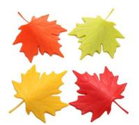 Fermaporta a forma di foglia, fermaporta in per casa, giardino, ufficio, rosso, arancione, verde, giallo