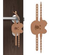 Fermaporta a forma di koala, 24 x 8 cm, silenzioso, per casa, facile installazione con assorbimento degli urti, protezione per porta per camera da letto, bagno, biblioteca, uffici, appartamento