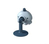 Fermaporta a forma di polipo, non richiede attrezzi per l'installazione, stabile su superfici dure e moquette, struttura in ABS per affidabilità (blu)