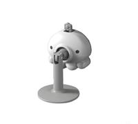 Fermaporta a forma di polipo, non richiede attrezzi per l'installazione, stabile su superfici dure e moquette, struttura in ABS per affidabilità (grigio)