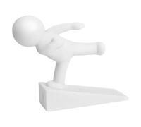 Fermaporta a forma di statuetta, stabilizzazione antiscivolo, per pavimento in ABS di dodici centimetri, buffer di sicurezza per animali dei cartoni animati, supporto per telaio tollerante al