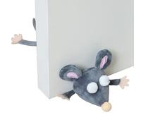 Fermaporta a forma di topolino in peluche, decorazione per la casa, per soggiorno, ingresso, cucina, pavimento, hotel, ufficio, scuola, appartamento, asilo nido, camera dei bambini, inaugurazione