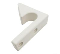 Fermaporta a Gancio per Maniglia con Slot da Muro | Design slot dedicato, blocca maniglia stabile, riduce segni muro, installazione interna ed esterna(white 10pcs)