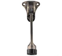 Fermaporta a leva con base in gomma antiscivolo, in lega di zinco, per chiusura silenziosa della porta (bronzo rosso)