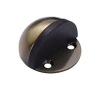 Fermaporta a mezza cupola montaggio a pavimento perforazione autoadesivo protezione da parete per casa ufficio camera da letto armadi lunga durata in acciaio inox gomma paraurti decorativo funzionale