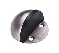 Fermaporta a mezza cupola montaggio a pavimento perforazione autoadesivo protezione da parete per casa ufficio camera da letto armadi lunga durata in acciaio inox gomma paraurti decorativo funzionale