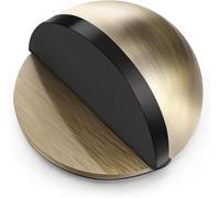 Fermaporta a mezza luna, confezione da 1, colore bronzo