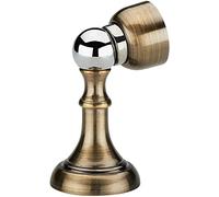 Fermaporta a parete in lega di zinco, forte urto magnetico anticollisione, camera da letto interna e fermaporta regolabile in altezza for bagno, for porta della cucina del, oro