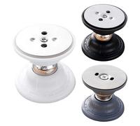 Fermaporta a parete resistente in gomma silenziosa da 5,2 cm in acciaio inox PVC | Fermaporta magnetico senza perforazione per bagno, camera da letto, casa, lavoro, camper, prot