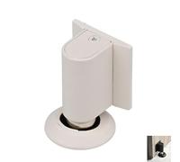 Fermaporta a pavimento con doppio magnete; adesivo incluso | Sistema di bloccaggio a pressione; forte tenuta magnetica contro il vento; doppia modalità di installazione