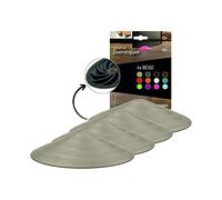 Fermaporta a pavimento Doornado adatto a tutti i tipi di terreno - Cuneo porta antiscivolo - Non sono necessarie viti - 118x25mm - Beige