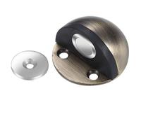 Fermaporta a pavimento Fermaporta in acciaio inossidabile for mezzaluna montata a pavimento con viti, confezione da 2 Porta aspirante(Bronze)