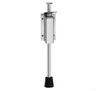 Fermaporta a pedale in acciaio inossidabile, limitatore per pavimento verticale per porte in ferro o legno, mani, presa libera, dispositivo aperto, argento (200 mm) (200 mm) (200 mm)