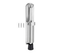 Fermaporta a pedale in acciaio inox, con punta in gomma morbida, per interni ed esterni, patio, garage