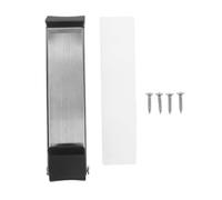 Fermaporta a Pedale Magnetico in Acciaio Inox senza Trapano per Ingresso | Argento, Portatile e Pieghevole, Adatto a Anziani, per Porte Scorrevoli e Uso Quotidiano