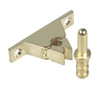 FERMAPORTA A PINZA bronzato - 50 PZ