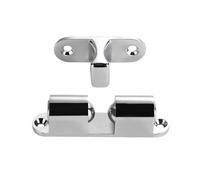 Fermaporta a pizzico supporti invisibili con base in lega di zinco e gomma