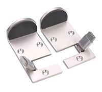 Fermaporta a scomparsa, in acciaio inox, resistente, facile da installare, fermaporta per mobili, 90 mm, per uso domestico e ufficio, 2 pezzi
