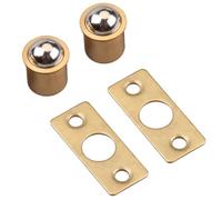 Fermaporta a sfera per porta interna, 2 chiusure a sfera regolabili a rullo con cuscinetto a sfera a molla per armadietti, armadi, parte superiore della porta, diametro 8 mm