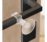 Fermaporta a Ventosa - 4 pcs Fissa la Maniglia della Porta, Previene il Rumore del Vento, Protegge Maniglia e Muro, Facile da Installare, Ideale per Più Porte, Materiale in Silicone