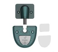 Fermaporta a ventosa con controllo del rumore, resistente al vento e resistente, perfetto per una facile installazione (verde)