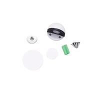fermaporta Acciaio inossidabile Gomma magnetica Semicircolare Impugnatura antiurto Anti-collisione Non magnetico(111-mx-white)
