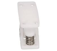 Fermaporta ad artiglio per camper caravan nylon bianco industriale